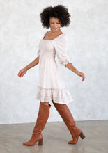 Load image into Gallery viewer, Bohemian Bliss Eyelet Embroidered Dress (last one s)