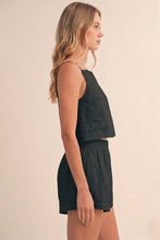 Load image into Gallery viewer, The Summer Staple Linen Crop Top Shorts Set