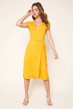 Load image into Gallery viewer, Oh Sunny Day Knit Midi Wrap Dress