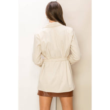 Load image into Gallery viewer, Off the Record Belted Blazer