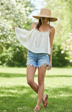 Load image into Gallery viewer, Whisper Sweet Nothings Embroidered Top (last one L)