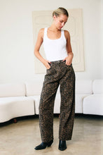 Load image into Gallery viewer, Wild & Free Leopard Print Relaxed Wide Leg Jeans