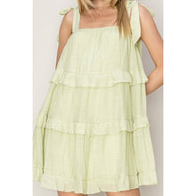 Load image into Gallery viewer, Coral Reef Ruffle Extra Mini Junior/ Petite Dress