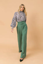 Load image into Gallery viewer, Zebra Happy Mock Neck Blouse
