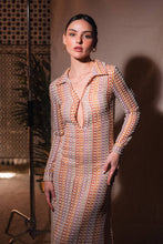 Load image into Gallery viewer, Boogie Nights Retro Long Sleeve Crochet Dress/ Coverup