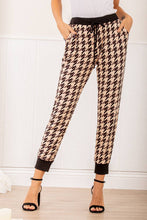 Load image into Gallery viewer, Chic Houndstooth Brushed Joggers