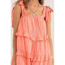 Load image into Gallery viewer, Coral Reef Ruffle Extra Mini Junior/ Petite Dress