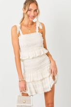 Load image into Gallery viewer, Short & Sweet Smocked Ruffle Mini Dress