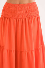 Load image into Gallery viewer, Sweet Papaya Smocked Maxi Skirt