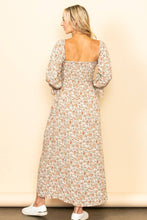 Load image into Gallery viewer, Rustic Nights Smocked Floral Maxi Dress