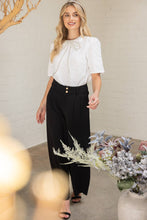 Load image into Gallery viewer, Get Frosted Winter Wonderland Bow Detail Jacquard Top