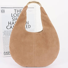 Load image into Gallery viewer, Chic Faux Suede Leather Hobo Bag