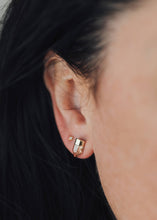 Load image into Gallery viewer, Gold Dip Point - Smoky Quartz - Gold Earrings