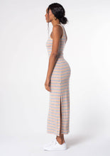 Load image into Gallery viewer, Across the Rainbow Stripes Cross Back Maxi Dress