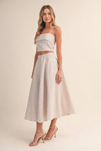 Load image into Gallery viewer, Harbor Stripes Skirt Set