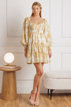 Load image into Gallery viewer, Golden Leaves Babydoll Dress