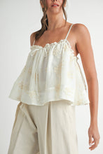 Load image into Gallery viewer, Whisper Sweet Nothings Embroidered Top (last one L)