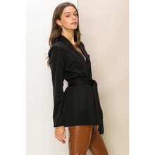 Load image into Gallery viewer, Off the Record Belted Blazer
