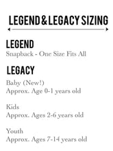 Load image into Gallery viewer, My LEGEND & LEGACY Flatbill and Traditional Baseball Hats