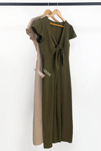 Load image into Gallery viewer, Seize the Day V-neck Cut Out Wide-leg Woven Jumpsuit