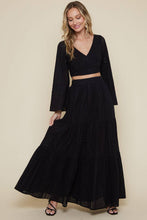 Load image into Gallery viewer, Desert Bloom Eyelet Crop Top/ Maxi Skirt Set (Sold Separately)