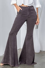 Load image into Gallery viewer, Corduroy Cowgirl Extreme Flares (Camel or Charcoal)