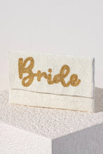 Load image into Gallery viewer, Bride Beaded Clutch Crossbody