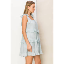 Load image into Gallery viewer, Coral Reef Ruffle Extra Mini Junior/ Petite Dress