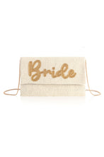 Load image into Gallery viewer, Bride Beaded Clutch Crossbody
