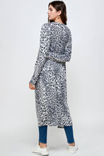 Load image into Gallery viewer, Wild about You Leopard Brushed Long Duster Cardigan (2 colors)