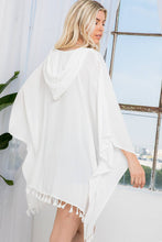 Load image into Gallery viewer, Summer Days Tassel Coverup Poncho