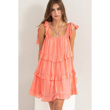 Load image into Gallery viewer, Coral Reef Ruffle Extra Mini Junior/ Petite Dress