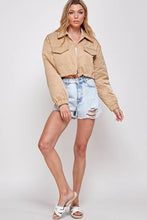 Load image into Gallery viewer, Crisp Cool Days Cropped Padded Jacket