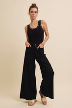 Load image into Gallery viewer, Essentially Yours Wide Leg Stretch Cotton Twill Pants