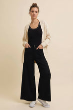Load image into Gallery viewer, Essentially Yours Wide Leg Stretch Cotton Twill Pants