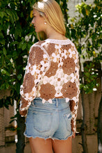 Load image into Gallery viewer, Wildflowers Crochet Crop Pullover (Bestseller Restock)