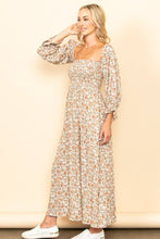 Load image into Gallery viewer, Rustic Nights Smocked Floral Maxi Dress