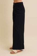 Load image into Gallery viewer, Essentially Yours Wide Leg Stretch Cotton Twill Pants