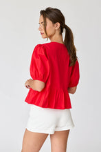 Load image into Gallery viewer, Gift Yourself Babydoll Blouse