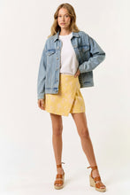 Load image into Gallery viewer, Lemon & Lace Wrap Skort
