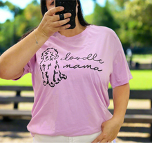Load image into Gallery viewer, Doodle Mama T-shirt (available in curvy/ 2 colors)