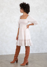Load image into Gallery viewer, Bohemian Bliss Eyelet Embroidered Dress (2 colors)