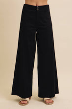Load image into Gallery viewer, Essentially Yours Wide Leg Stretch Cotton Twill Pants