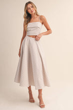 Load image into Gallery viewer, Harbor Stripes Skirt Set