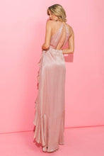 Load image into Gallery viewer, Make me Blush Satin Dress