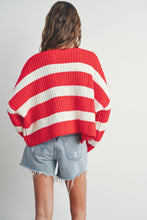Load image into Gallery viewer, Candy Stripes Oversized Cardigan
