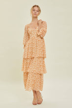 Load image into Gallery viewer, Prairie Chic Ditsy Floral Apricot Buster Dress