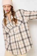 Load image into Gallery viewer, Stone Ridge Flannel Button Down Plaid Shacket