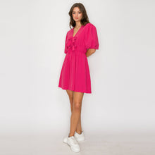 Load image into Gallery viewer, Strawberry Bliss Bow Stripe Dress