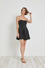 Load image into Gallery viewer, The Little Black Bustier Dress